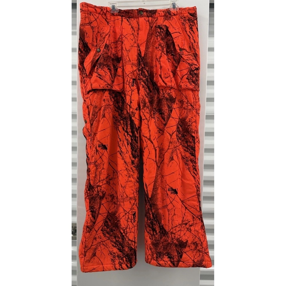 Mount'n Prairie Outdoor Pants Blaze Orange Naked North Insulated Camo Hunter XXL